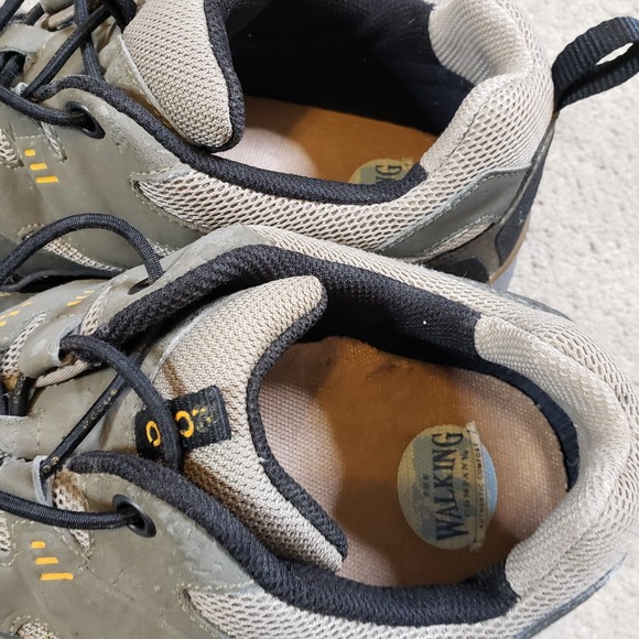 ECCO Mens Hiking Shoes 45 US 11-11.5 Gray Leather Gore Tex Outdoor Trail - Picture 9 of 15